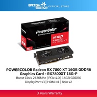 POWERCOLOR Radeon RX 7800 XT 16GB GDDR6 Graphics Card RX7800XT 16G-P