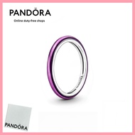 [Duty Free] Pandora 100% Latest S925 Pure Silver Jewelry Pandora ME Shocking Purple Ring 199655C01