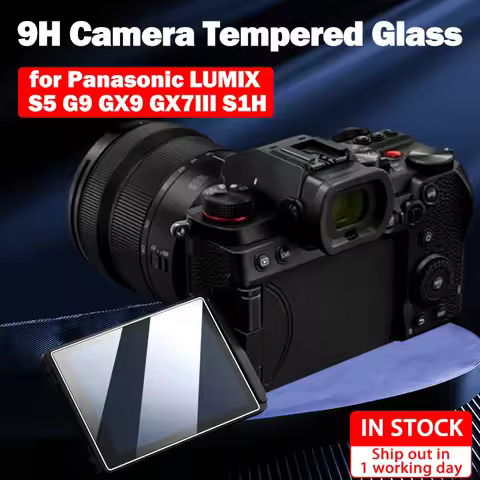 2PCS S5 S5M2 Camera Glass Tempered Glass Ultra Thin Screen Protector for Panasonic LUMIX S5 S5II DC-