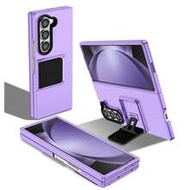 1pc Protective Case, Purple Foldable 3D Adjustable Stand, Lens Protection, Retractable Invisible Piv