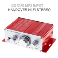 Handover HiFi 2ช่อง12V รถเครื่องขยายเสียงสเตอริโอเครื่องเล่นเสียงรองรับ CD DVD MP3อินพุตสำหรับ Auto รถจักรยานยนต์ Home