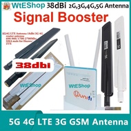Antenna ZTE/HUAWEI/TP-LINK 5g,4G LTE Antenna 38dbi 3G 4G 5G router antenna 698-960/1700-2700Mhz SMA 