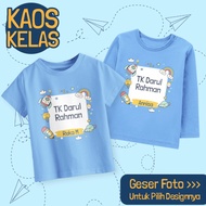 Kaos Custom Sekolah Paud TK SD Anak dan Dewasa Unisex Ayo Buat Kaos