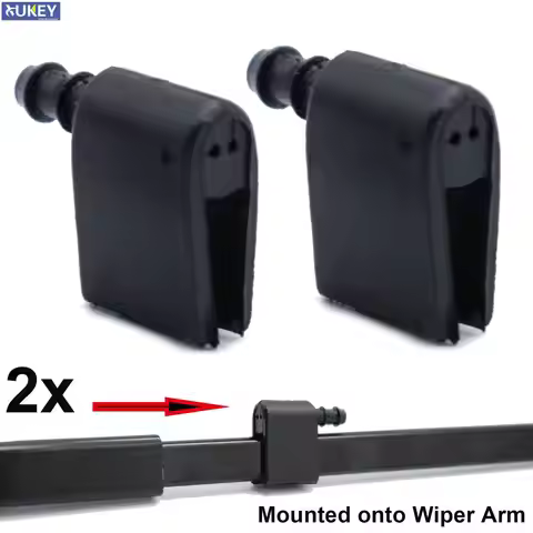 2Pcs/set Front Windscreen Wiper Washer Nozzle Spray Jet For Mercedes Benz Sprinter VW Crafter 2006 -