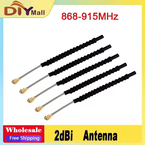 5/10PCS 868-915MHz Antenna 2dBi with 7cm Cable - Compatible with ESP32 LoRa V3/LORA32U4II & GSM 824-