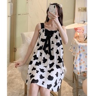 ☃☢₪Dress For Women Pajama Sleepwear Ruffle Duster