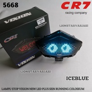 KJ45ES Stop Lamp Vixion New NVL NVA LED Running Colloseum 7 Mode Automatic Text Animation Wellcome C