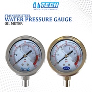 High Quality Water Pressure Meter Gauge Oil Filled Meter 10Bar 150PSI - Filter Accessories For Outdo