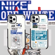 N1KE A1R (BLACK BORDER) Phone CASE Compatible For iPhone 13 Untill 14 Pro Max Soft Casing