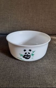 全新鍋寶 陶瓷大碗(微波爐適用) 白色霧面熊貓圖案大碗公拉麵湯麵碗餐具