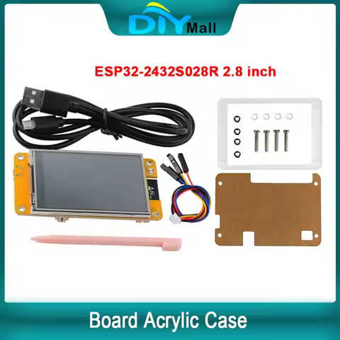 2.8" ESP32-2432S028R ESP32 Display ILI9341 Resistive Touchscreen TFT LCD Module ESP-32 Development B
