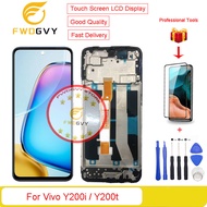 หน้าจอ LCD สำหรับด้านหน้า6.72นิ้ว Vivo Y200i / Y200t หน้าจอสัมผัส Digitizer Lcds อะไหล่ทดแทน