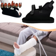 SEEKOV Fracture Boot, Black Injured Foot Foot Fracture Shoes, Broken Toe Forefoot Support Brace Toe 
