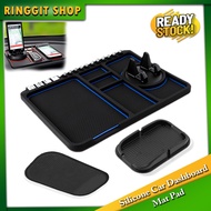 Ringgit Shop Silicone Car Dashboard Mat Pad Phone Holder Non Slip Anti-Slip Storage Pad Pemegang Fon Tangan