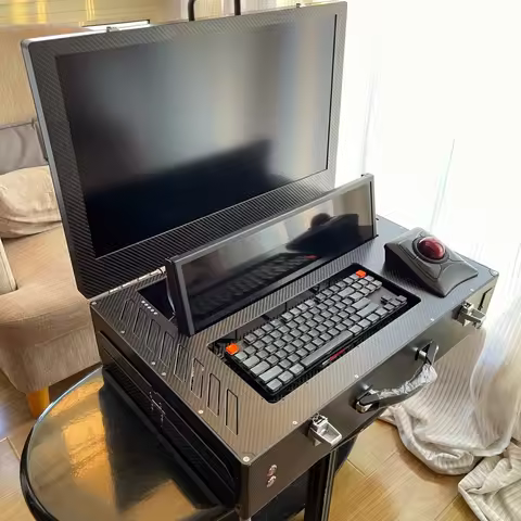 27-Inch Laptop 5090 Graphics Mobile Workstation Computer Box for Game Room L Professional Workstatio