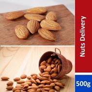 Snacks / Nuts / Kacang / Badam / Almond Raw / Almond Roasted To Eat Snacks /USA 250g / 500g