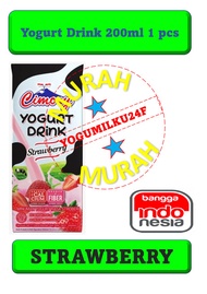Cimory Yogurt Drink Strawberry 200ml 1pcs