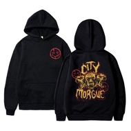 Streetwear Rapper City Morgue Print Hoodie Men Women Hip Hop Harajuku Sweatshirt Zillakami Sosmula H