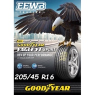 (POSTAGE) 205/45/16 GOODYEAR EAGLE F1 SPORT NEW CAR TIRES TYRE TAYAR