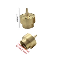 หัวน้ำพุทองเหลืองแบบ1 "1.5" 2 "DN25/DN40/DN50ชั้นทองแดงน้ำพุดอกไม้สปริงเกลอร์ภูมิทัศน์เสาทองเหลืองชั