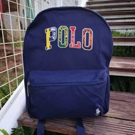 POLO 藍色白馬 大背囊