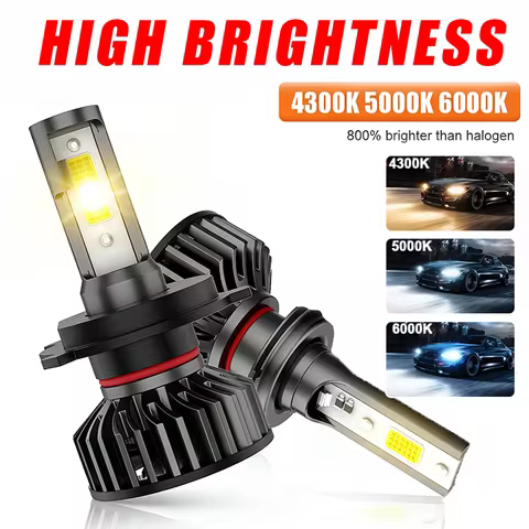 6000000LM H7 LED Canbus Headlight Bulbs Super Bright LED H4 H11 H8 9005 9006 HB3 HB4 H9 4300K 5000K 