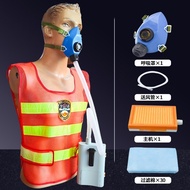 A/🔔Shengbao Electric Air Supply Dust Mask Active Air Supply Split Mask Anti-Industrial Dust Mask Polishing Mask Summer E