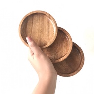 1PC WOODEN COASTER 0.75X4X4