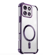 For Motorola Moto G05 G45 G75 G85 Phone Case Electroplating Four Corner Airbag Soft Shell Anti Drop 