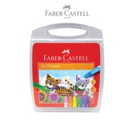 FABER CASTELL CRAYON 24 COLORS/Hexagonal Crayon Oil Pastel Eco 24 Colors Faber Castell