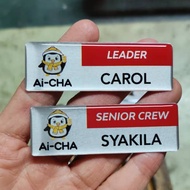 Name Tag  Ai - Cha Tag Nama Ai-Cha