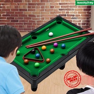 Mini Table Pool Toy Snooker Billiards Game Set Home Mini Toy Parent-Child Pool Table V9X5