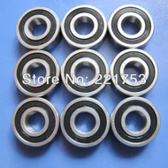2 PCS S6205-2RS Bearings 25x52x15 mm Rubber Seal Stainless Steel Ball