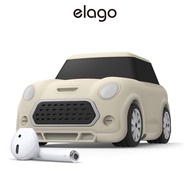 elago Mini CAR Case with Keychain Compatible with AP 1 & 2 [Headlights and Taillights Glow in The Da