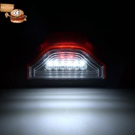 sun 3 LED Number Lamps E9 12V-24V For Lorry Tru Trailer White Light Waterproof Car License Plate Lig