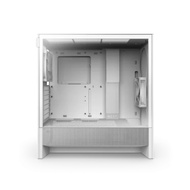 NZXT H5 Flow (2024) Compact ATX Mid-Tower Airflow Case with RGB Fans CC-H52FW-01