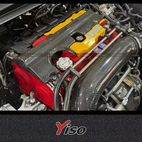 Suitable for FL5 TYPE SPOON dry carbon fiber spark plug cover engine guard Modified encirclement cov