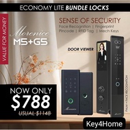 MORENICE Gate Digital Lock + Door Digital Lock Bundle