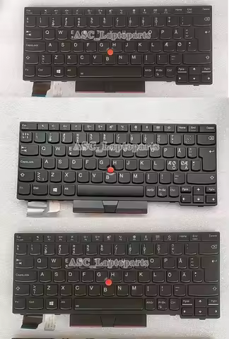 New Nordic Norwegian Danish SD Keyboard for Lenovo ThinkPad X280 A285 X395 X390, L13 Yoga Gen 1, X13
