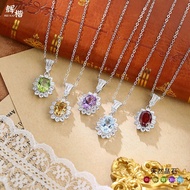 Caibao Style S925 * Regular 8mm Pendant Egg 6 Sterling Silver Natural Hot Sale Little Pigeon Set Jew