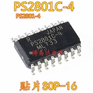 50PCS/LOT PS2801 PS2801-4 Patch SOP-16 Optocoupler PS2801C-4 Optocoupler