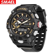 SMAEL fesyen jam tangan elektronik pelajar sukan luar kalis air jam loceng jam tangan elektronik pel