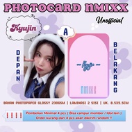NMIXX Photocard - KYUJIN / UNOFFICIAL Photocard / KYUJIN NMIXX Photocard / KYUJIN PC / NSWER / NMIXX