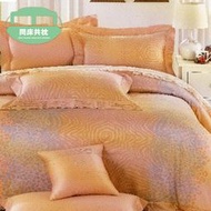 §同床共枕§專櫃品牌 80支精梳棉  雙人5x6.2尺 七件式床罩組-LK-8519B 台灣製造 另有加大