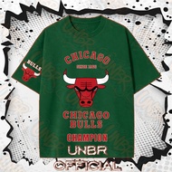 UNBR Men's Printed T-shirts of Bulls Team, Basketball Short Sleeves for Teenagers 3