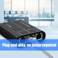 btsg POE Power Ethernet Extender Offering 1 Input 3 Output Port for Cameras  APs VoIP Phones Enablin