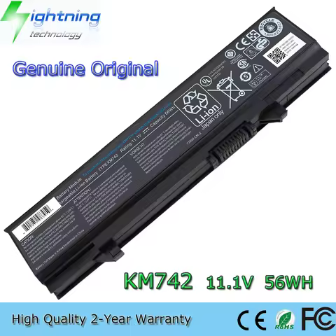 KM742 11.1V 56Wh Laptop Battery for Dell Latitude E5400 E5500 E5410 E5510 PX644H WU841