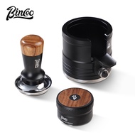 BINCOO Coffee Tamper Base Espresso Machine Handle Tamper Base with Cloth Powder Dispenser & Tamper H
