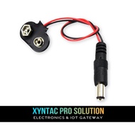 9V Battery Snap Connector With DC Plug Power Supply