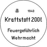 P35T-013A40 1/35 German Army Drum Can Lid Set, A Type, For Plastic Model (Tamiya)